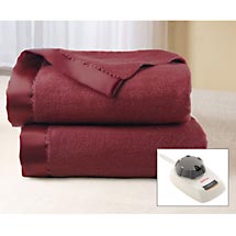 Sunbeam Warming Blanket, Cranberry